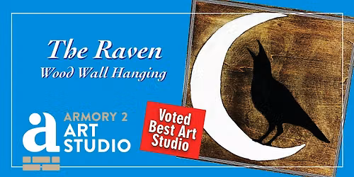 The Raven - Wood Wall Hanging