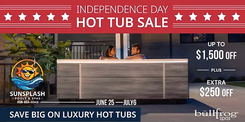 Celebrate Summer With Huge Spa Savings \u2600\ufe0f Up To $1,500 OFF Premium Bullfrog Spas
