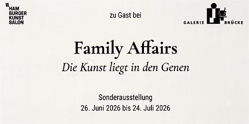 Ausstellung Family Affairs