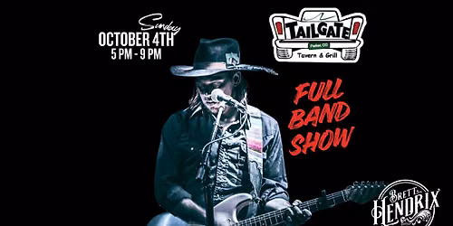 Brett Hendrix + Band at Tailgate Tavern