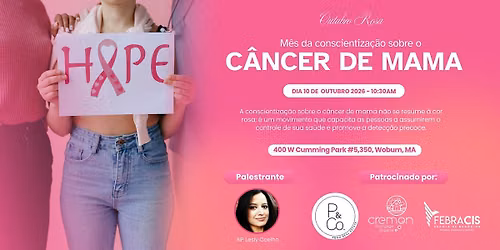 Breast Cancer Awareness Event - 3rd Edition - October 10th