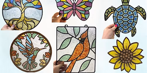 Crushed Glass & Resin Suncatcher Workshop