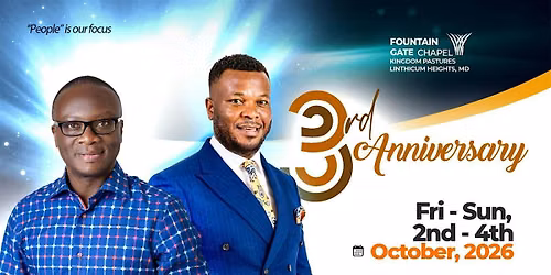 Fountain Gate Chapel - Kingdom Pastures 3rd Anniversary