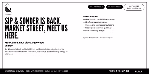 Sip & Sonder Is Coming Home | Beyond the Game. Built for Business.