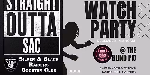 Raiders Watch Party - Week 15