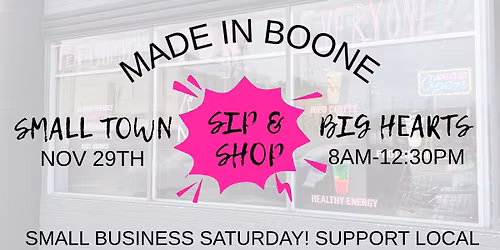 Sip & Shop at BFit