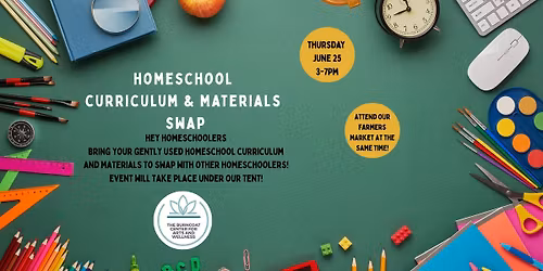 Homeschool Curriculum and Materials Swap
