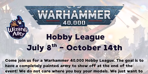 Warhammer 40K Hoby Escalation League