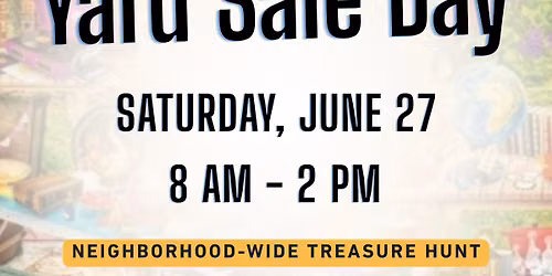 Barber Hood Yard Sale Day