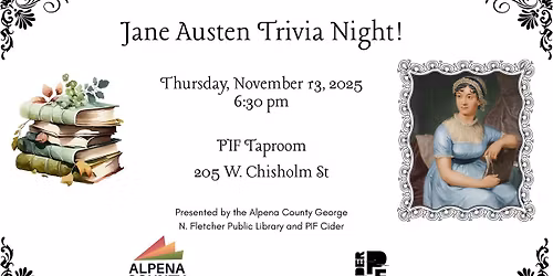 Jane Austen Trivia Night