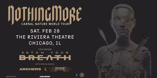 Nothing More - Carnal Nature World Tour