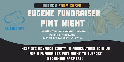 Eugene Fundraiser Pint Night for Oregon's Future Farmers