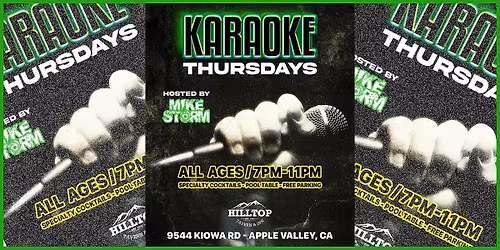 Mike Storm Karaoke - Every Thursday