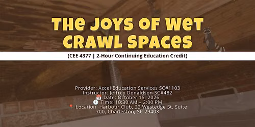 The Joys of Wet Crawl Spaces