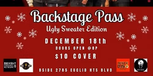 Backstage Pass- Ugly Sweater Edition