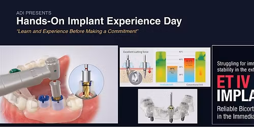 Hands-On Dental Implant Experience Day by ADI (Hiossen)
