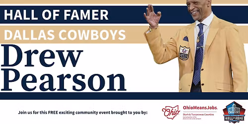 NFL Hall of Famer Drew Pearson at OhioMeansJobs Stark