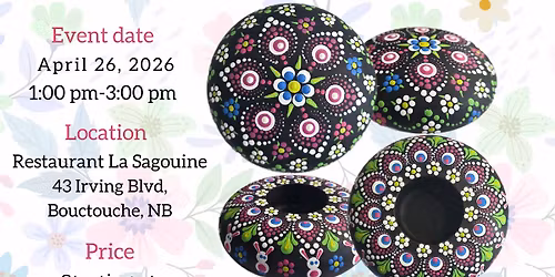 Bouctouche-Hoppy Dots & Spring Bloom Dot-Painting Workshop