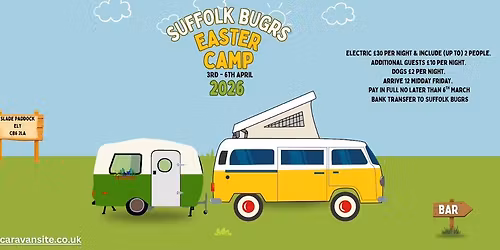 Suffolk Bugrs Easter Camp 2026