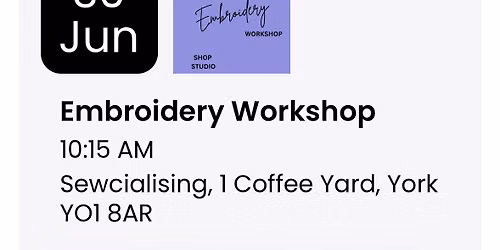 Embroidery Workshop