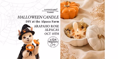 Halloween Candle DIY at the Alpaca Farm
