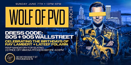 Wolf of PVD Brunch