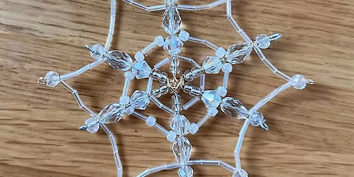 DIY Beaded Snowflake