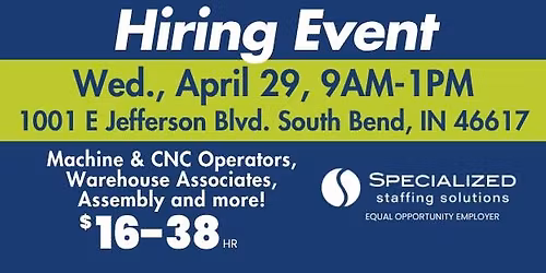 OPEN INTERVIEWS - South Bend