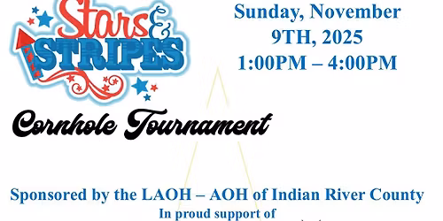 Stars & Stripes IRC Veterans Cornhole Tournament 