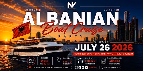 Albanian Boat Cruise Party - Windsor Detroit
