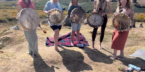 Samhain Drum Making, Near Okehampton, Devon