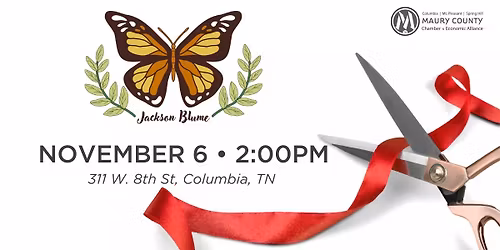 Ribbon Cutting for Jackson Blume!