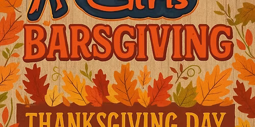 Friendsgiving bar giving Thanksgiving