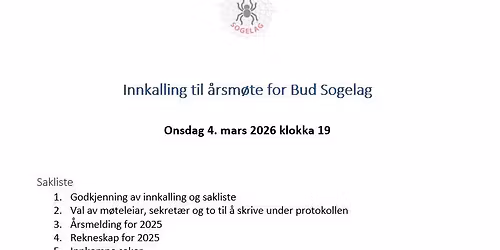 \u00c5rsm\u00f8te i Bud sogelag