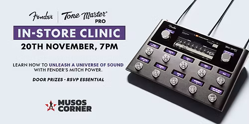 Fender Tone Master Pro In-Store Clinic - with Mitch Power