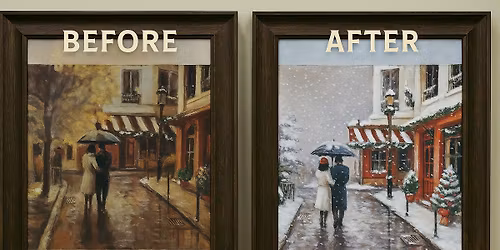 Thrift Painting - Holiday