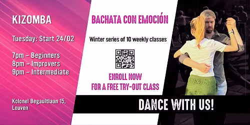 New Kizomba classes with Kevin (start February 2026)