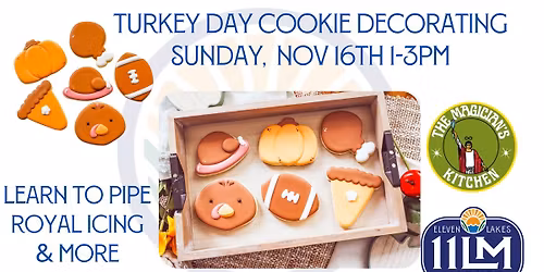 Turkey Day Cookie Decorating with Luca of the Magician's Kitchen