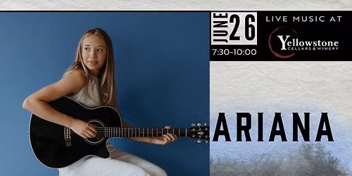 Ariana Live at The Winery