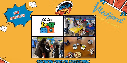Rogue Comic Con Geocoin Challenge sponsored by Travel Medford