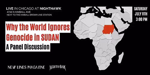 Why the World Ignores Genocide in Sudan \u2014 A Panel Discussion