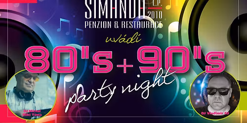 Disco p\u00e1rty 80\/90's na \u0160imand\u011b