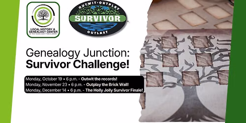 Genealogy Junction: Survivor Challenge