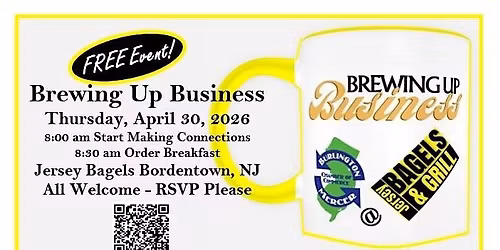 FREE Brewing Up Business - Making Connections While Breakfasting