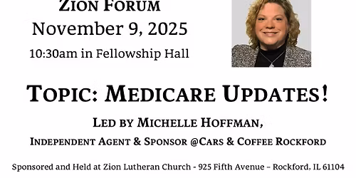 Medicare Update Forum with Michelle Hoffman