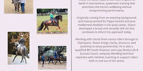 Shaun Mandy Dressage Clinic