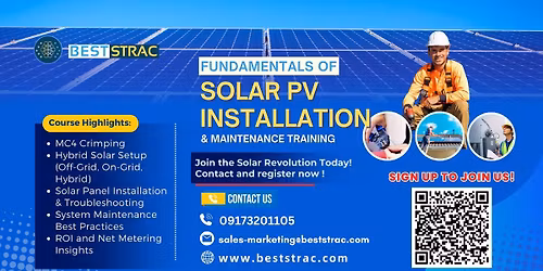 FUNDAMENTALS OF SOLAR PV INSTALLATION & MAINTENANCE TRAINING