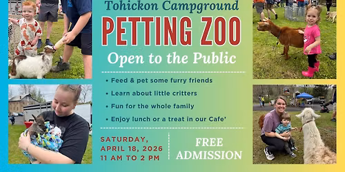 Tohickon Campground Petting Zoo (Free Admission)
