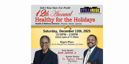 Still I Rise: 12th Annual \u201cHealth and Wellness\u201d Seminar