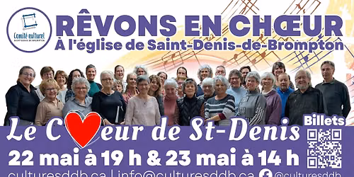 R\u00caVONS EN COEUR - Le Coeur de St-Denis (Concerts 2026)